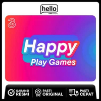 Happy Play Games 9GB 30 hari + Voucher MLBB/Free Fire/Google Play