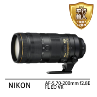 【Nikon 尼康】AF-S 70-200mm F2.8E FL ED VR(平行輸入)