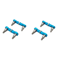 4X Metal Rear Ball Joint Rod Link Rod For Wltoys K969 K979 K989 K999 P929 P939 1/28 RC Car Upgrades Parts,Blue