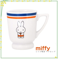 asdfkitty*日本製 金正陶器 米飛兔 陶瓷馬克杯/咖啡杯 復古喫茶小花-可微波 可洗碗機洗-正版商品