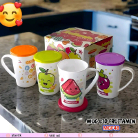 CANGKIR SET FRUITAMIN / CANGKIR BUAH / CANGKIR LUCU 4 SET