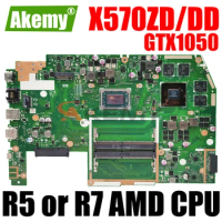 Notebook Mainboard For ASUS TUF X570DD X570ZD YX570ZD YX570DD X570D X570Z X570 Laptop Motherboard AMD R5 R7 CPU GTX1050
