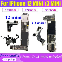 100% Original Mainboard For iPhone 13 MINI/12 Mini Motherboard 64GB/128GB/256GB For iPhone 12 mini 12mini 13mini Full Working