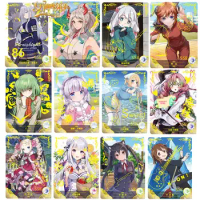 Goddess Story Yaoshen Chapter Ssr A Full Set of Anime Character Bronzing Cards Oshino Shinobu Sengoku Nadeko Collection Card Toy