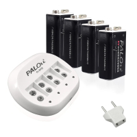 PALO 9V แบตเตอรี่แบบชาร์จไฟได้600MAh Li-Ion 9V แบตเตอรี่6F22 Batteria ความจุสูงสำหรับของเล่นกีตาร์