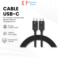 Cable Data USB Type C Thunderbolt 5 240W TD6108 PD Fast Charging Display 16K Ultra HD 60Hz Transfer 