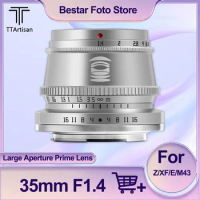 TTArtisan APS-C 35mm F1.4 Large Aperture Prime Lens for Fuji X-A2 X-T30 Canon M5 Sony A6000 Nikon Z50 Leica T Sigma FP