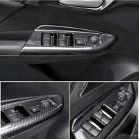 For Honda Shuttle 2016 2017-2019 For FIT JAZZ 2014-2018 ABS Window Switch Buttons Frame Pad Cover Trim Car Styling Accessories