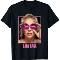 2023 Hot sale European and American new men's women's loose casual lady gaga street lovers short-sleeved round-neck t-shirt
