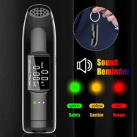 English Version Alcohol Tester Drunk Driving Breath Detector Wine Tester Rechargeable Alcohol Test Wine Tester Car Accessories