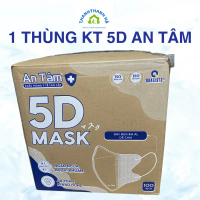 S 1 thùng ( 1000 cái ) Khẩu trang 5D An Tâm size người lớn