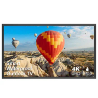 43 inch Partial Sun Readable Waterproof Outdoor TV 4K UHD HDR LED TV with Ultra-Thin High Resolution Outdoor Television in Patio