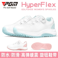 秋冬高爾夫女球鞋女士防水旋鈕鞋帶增高防滑女鞋韓國女款運動鞋子