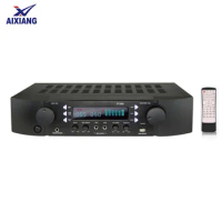 Stereo home theater amplifier receiver with USB/MP3/AM/FM TUNER/BT input and SUB signal output function