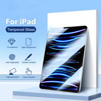 Tempered Glass For Apple iPad Pro 11 12.9 9 10th Generation Air 5 4 3 Mini 6 10.5 7 8 9th 10.2 Screen Protector Film Accessories