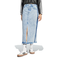 【Adidas 愛迪達】 KSENIA SKIRT 牛仔長裙 女 - IW5665