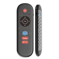 W1 Plus 2.4G Wireless with Voice Control IR Learning Gyroscope Air Mouse Remote for Android Window OS TV BOX