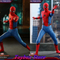 In Stock HOTTOYS HT MMS535 1/6 Super Hero Collectible Action Figure Spider-Man Far From Home Movie Promo Edition 12" Full Set