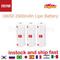 ZHIYUN 3PCS 2PCS Original 18650 2600mAh Lipo Battery for Zhiyun Crane 2 / Crane 3 Stabilizer Gimbal Spare Parts Accessories