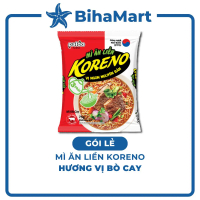 [GÓI LẺ] - PALDO - Mì Koreno hương vị Bò cay, Mì bò cay Koreno, Mì Koreno úp 3 phút, Mì Koreno gói, 
