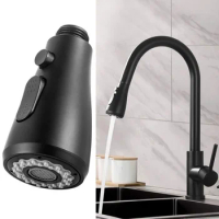 3 Modes Sink Kitchen Basin Pull Out Faucet Aerator Sprayer Nozzle Shower Head Bubbler Water Saving Kitchen Bathroom Tap Aerator
