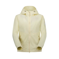 【Mammut 長毛象官方直營】Hiking WB Hooded Jacket AF W 健行防風連帽外套 女款 阿穆特恩黃 #1012-00401