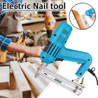 1800W~2000W Electric Nail Gun Nailer and Stapler Furniture Staple Gun for Frame with Staples &amp; Nails Carpentry Woodworking Tools