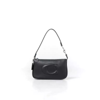 COACH Tas COACH C EMBOSSED BLACK HOBO BAG 100% ORIGINAL