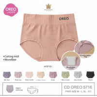 (Promo 3pc,6pc) Cd Oreo Exlusive Art 5716 Celana Dalam Seamless Semi Korset Free Size Setara M-L, XL