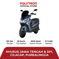 SUBSIDI POLYTRON Fox R Sepeda Motor Listrik - OTR Jawa Tengah & DIY, Cilacap, Purbalingga