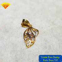 Liontin Emas Kuning Kadar Emas 750
