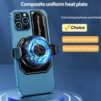 Universal Mobile Phone Cooling Fan Magnetic Radiating Sticker Game Cooling Fans Plate For IPhone Samsung Xiaomi Mobile Phone