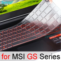 Keyboard Cover for MSI GS75 GS76 Stealth GS66 GS77 GS65 Thin GS73 GS73VR GS72 GS70 GS63 GS63VR GS60 Silicone Laptop Skin Case 17