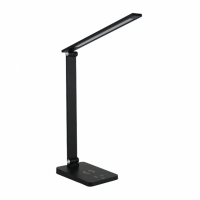 【生活小集】折疊式LED檯燈 8196 Qi無線充電款(充電檯燈 手機無線充電 學生閱讀燈 護眼檯燈 節能檯燈)