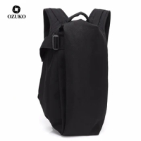 OZUKO Fashion Korean Waterproof 15.6 inch Laptop Backpack Casual Men Pack Bag Large Capacity Anti-theft Rucksack School Bags New