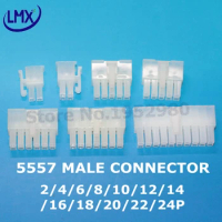 100 pcs/lot Pitch MX4.2MM 5557/5569 2*4PIN male housing connector for Molex PCB Board