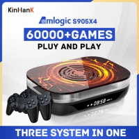Super Console X4 Plus Retro Video Game Console for SS/N64/Sega Saturn/DC, 60000 Games S905X4 Support 4K/8K Android11 TV Box
