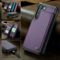 Light luxury Magnetic Wallet Leather Case For Samsung Galaxy A15 54 53 52 51 Note20Ultra 4G 5G Stand Wallet Card Slot Back Cover