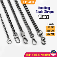epeach Handbag Metal Chain Strap Black | Tali Rantai Beg Tangan | Shoulder Chain Accessories Replace