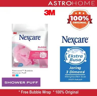 Nexcare 3M NS 08 Spons Mandi Jaring Bubble Shower Puff Ekstra Busa