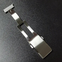 18mmm 20mm 22mm Stainless Steel Watchband Solid Buckle for Seiko Clasp Double Lock Button Diver Buckle Metal Watch Accessories