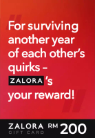 ZALORA ZALORA E-Gift Voucher RM200 - Anniversary