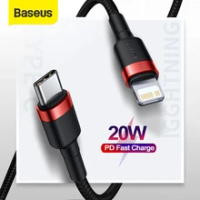 Baseus 20W USB Type CกับLightning CableสำหรับiPhone 12 Pro Max PD Quick Chargeชาร์จUSB CสำหรับiPhone 12 11 Pro