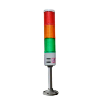 LTA-505J-3 RYG 3 Colors LED Tower Light DC12V/ 24V /AC110V /220V Products Indicator Lights With Round Bottom 90dB Sound Buzzer