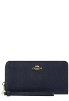 Coach Long Zip Around Wallet in Midnight C4451