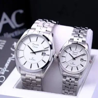 JAM TANGAN ALEXANDRE CHRISTIE AC 8578 / AC8578 COUPLE. GARANSI RESMI 1 TAHUN - silver silver