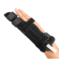 Finger Protector Brace Two Finger Splint Arthritis Pain Relief Little Finger Support Two Aluminium Plates Support Protetion