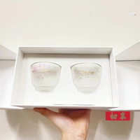 星巴克海外限定杯子櫻花季櫻花盛開款玻璃情侶對杯組禮盒(日本製)