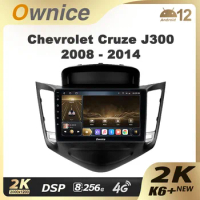 Ownice K6+ 2K for Chevrolet Cruze 2009 - 2014 8G+256G Ownice Android 12.0 Car Radio GPS 2din 4G LTE 5G Wifi Autoradio 360 SPDIF