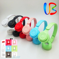 Headset Bluetooth Macaron Y08 Headphone Wireless super Bass Stereo